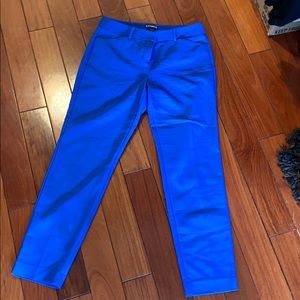 Royal blue express editor pants size 2r